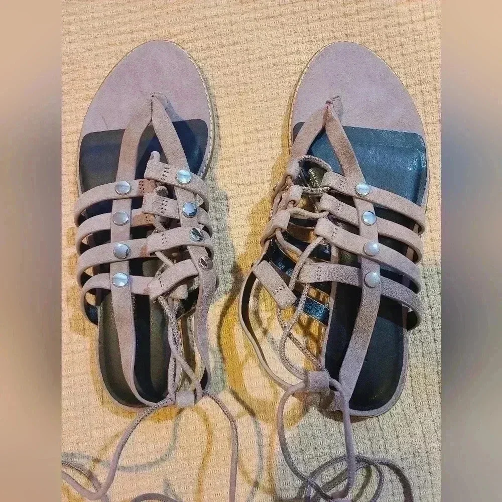 New Rebecca Minkoff Evonne Lace Up Sandals - Picture 4 of 4